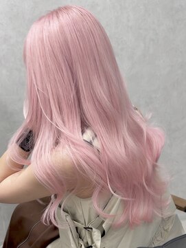 ロウル 渋谷(LOWRL) ピンクロング/ブリーチ/エクステ