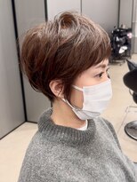 ハルキ ミナト ジャパン オオサカ(HARUKI MINATO japan OSAKA)&nbsp;30代40代50代小顔似合わせカットくびレイヤーエモージュ大人可愛