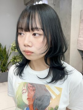 ヴェイン 渋谷(vain) ハッシュカット/ミディアムウルフ/顔まわりレイヤー