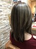 大人ハイライトカラー+小顔似合わせカット+システムTr