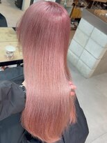 ベレーザ 渋谷(BELEZA)&nbsp;12058髪質改善ホワイトピンクラベンダーミルクティーストレート