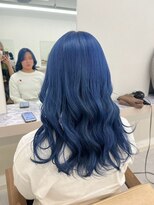 エトレ(etore)&nbsp;夏に大人気カラー顔周りレイヤー/オーシャンブルー/艶カラー