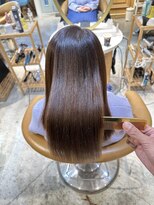 ロンド シャルム 吉祥寺(Lond charme) イメチェン外ハネボブ美髪ワイドバングミディアム縮毛矯正ボブ