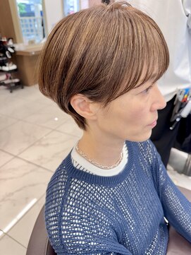 アッシュ 下北沢店(Ash) 直毛さんでも大丈夫丸みがかわいい耳掛けマッシュ