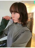 ウルフパーマ  インナーカラー レイヤーカット パーマスタイル