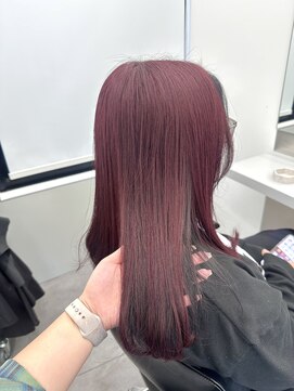 ゴウトゥデイシェアサロン 町田店(GO TODAY SHAiRE SALON) ボルドー×黒/デザインカラー【町田】