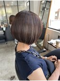 美シルエット大人ボブ
