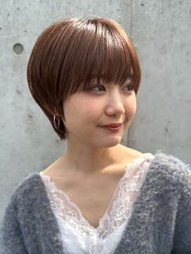 ブレンドバイハピネス(Blend by happiness) 大人可愛い20代30代40代50代ウルフレイヤーボブ丸みショートボブ