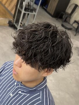 ビカムメンズヘアー 栄店(become men's hair) 波巻きパーマ/縦落ちパーマ