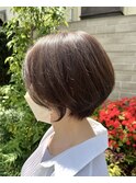 丸みショートボブ