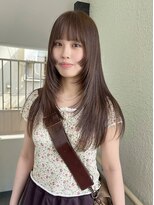 ローレンジウ(LOREN JU)&nbsp;ミディアムヘア/暗めカラー/グランマッシュ/名駅/レイヤーカット