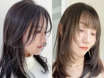 シロ(SiLO)の写真/大人かわいいナチュラルな顔まわりカットでさりげなくトレンド感UP♪結んだ時の顔まわりもご相談ください＊