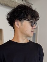 トッド(tod)&nbsp;メンズパーマシャドウパーマニュアンスパーマ色気パーマメンズ