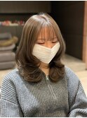 ザクザクレイヤー　透明感カラー　髪質改善
