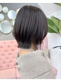 ココアベージュ/オリーブグレー/小顔