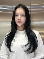 ルームバイシー 新宿(Loom. by Sea)&nbsp;□ 伸ばしかけヘア×ブリーチなしカラー ［髪質改善］