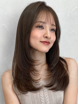 アグノス 青山(Agnos) ナチュラルカールくびれヘアうるツヤこなれヘア大人ガーリー