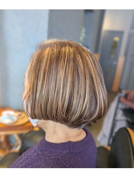 ジャドール ハイライトと白髪染め50代60代70代