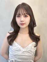 グローアイヴィ 大宮(GLROW IVY) ▼ブラウングレージュくびれヘアシースルーバング