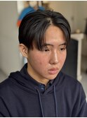 フェザーパーママッシュセンターパートセンター分け