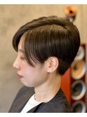 大人のハンサムショートボブ