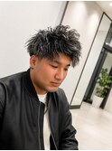 カット＆ツイストスパイラルパーマ＆ハイライト