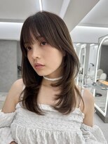 サンド ミュウ 横浜店(sand mieu)&nbsp;ミディアムレイヤー/くびれミディアム