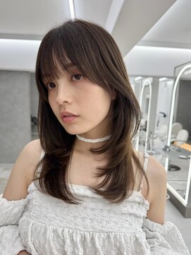 サンド ミュウ 横浜店(sand mieu) ミディアムレイヤー/くびれミディアム