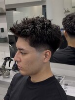 グルーマーズクレッジ 渋谷店(GROOMER/S CREDGE)&nbsp;テーパーウォーリアカット　スパイキーショート