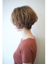 ドロワー(DRAWER) ハイライトアッシュカラー×ショートボブ