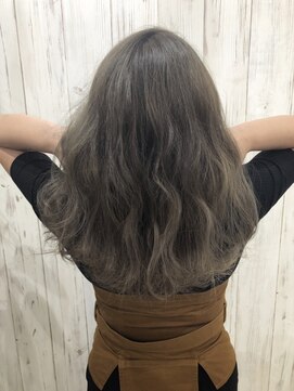 ヘア ドレス リッケ(hair dress lykke) 【lykke】無造作セミディ×Milktea beige