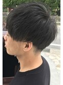 ダークアッシュマッシュスタイル