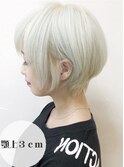 【ホワイトカラーがかわいい】ショートヘア