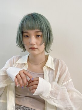 ピズム(PISM) 大人ニュアンスAラインボブスタイル