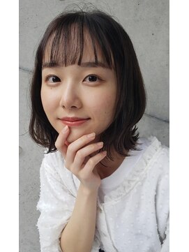 マリアージュバイジュノ(mariage by Juno) くびれボブ　ダークアッシュ