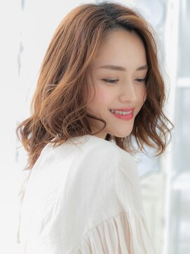 モッズヘア 越谷(mod's hair) 韓国風アシンメトリー抜け感エアリーミディa越谷20代30代40代