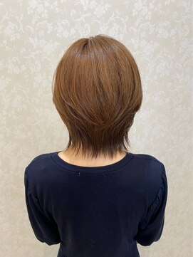 ミック ヘアアンドメイクアップ 直江津店(miq Hair&Make up) ウルフレイヤーボブ