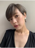 グレージュ×ベリーショート