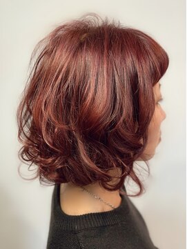 ヘアートラム(HAIR TRAm.) 色味重視のトリプルカラー