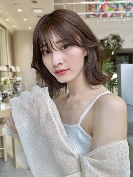 ミンクス ギンザ セントラル(MINX ginza central) 結べるくびれボブ 大人ガーリーチョコレートモードプリカール