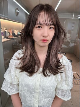 サイン 表参道(SIGN) ショートヘアグレージュカラーデザインカラーシルキーベージュ