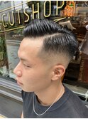 スキンフェード/バーバー/刈り上げ/サイドパート
