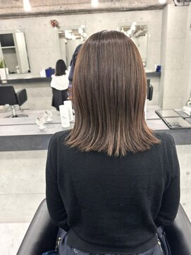 エンディアリング 東銀座(Endearing) 銀座/東銀座/切りっぱなしボブ/エアリーロング/ブラウン