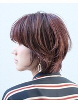 ルプラ ガーデン(le-pla garden) くびれショート#レッド#ブリーチなし#ダメージレスカラー#豊橋