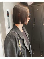 バックス(BUCKS)&nbsp;切りっぱなしボブ×縮毛矯正