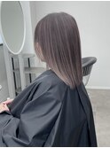 バレイヤージュ×ラベンダーグレージュ