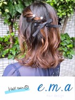 エマヘアデザイン(e.m.a Hair design)&nbsp;ハーフツイン