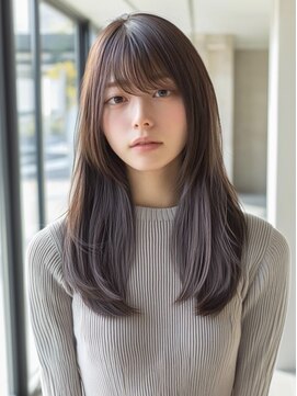 アルトリスト(Altruist Aging×HAIR&SPA) ★ダークアッシュ大人ガーリーボブ着物ミディアムレイヤーカット