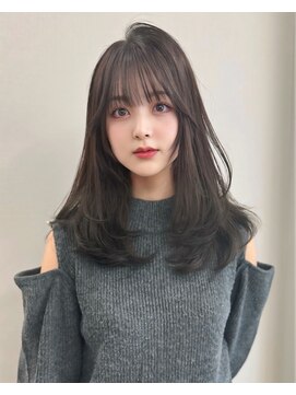 リッカ(LICCA) 【LICCA 伊崎優李】韓国ヘア/レイヤー/前髪/マロングレージュ