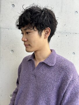 アチーブ ヘア デザイン(achieve hair design) メンズマッシュパーマツイストスパイラルニュアンスパーマ